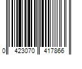 Barcode Image for UPC code 0423070417866