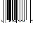 Barcode Image for UPC code 042334000097