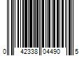 Barcode Image for UPC code 042338044905