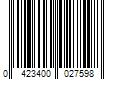 Barcode Image for UPC code 0423400027598