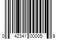 Barcode Image for UPC code 042341000059