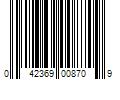 Barcode Image for UPC code 042369008709