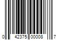 Barcode Image for UPC code 042375000087