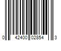 Barcode Image for UPC code 042400028543