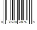 Barcode Image for UPC code 042400204763