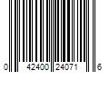 Barcode Image for UPC code 042400240716