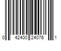 Barcode Image for UPC code 042400240761