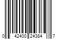 Barcode Image for UPC code 042400243847