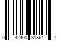 Barcode Image for UPC code 042400318644