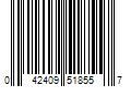 Barcode Image for UPC code 042409518557