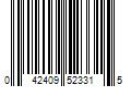 Barcode Image for UPC code 042409523315