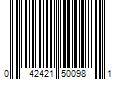 Barcode Image for UPC code 042421500981