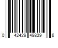 Barcode Image for UPC code 042429498396