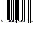 Barcode Image for UPC code 042429502024