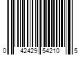 Barcode Image for UPC code 042429542105