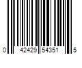 Barcode Image for UPC code 042429543515