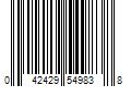 Barcode Image for UPC code 042429549838