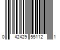 Barcode Image for UPC code 042429551121