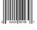 Barcode Image for UPC code 042429551657