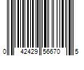 Barcode Image for UPC code 042429566705