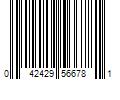 Barcode Image for UPC code 042429566781