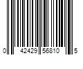 Barcode Image for UPC code 042429568105