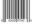 Barcode Image for UPC code 042429570436