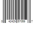 Barcode Image for UPC code 042429570597