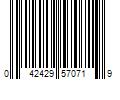 Barcode Image for UPC code 042429570719