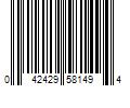 Barcode Image for UPC code 042429581494