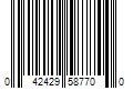 Barcode Image for UPC code 042429587700