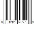 Barcode Image for UPC code 042429587779