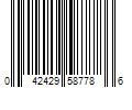 Barcode Image for UPC code 042429587786