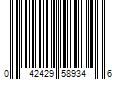 Barcode Image for UPC code 042429589346