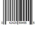 Barcode Image for UPC code 042429594555