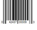 Barcode Image for UPC code 042437000093