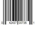 Barcode Image for UPC code 042437007351