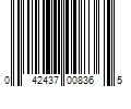 Barcode Image for UPC code 042437008365