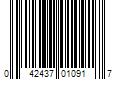 Barcode Image for UPC code 042437010917