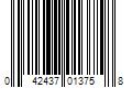 Barcode Image for UPC code 042437013758