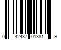 Barcode Image for UPC code 042437013819