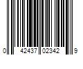 Barcode Image for UPC code 042437023429