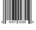 Barcode Image for UPC code 042437023559