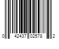 Barcode Image for UPC code 042437025782