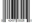 Barcode Image for UPC code 042437030250