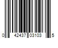 Barcode Image for UPC code 042437031035