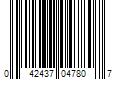 Barcode Image for UPC code 042437047807