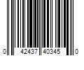 Barcode Image for UPC code 042437403450