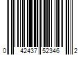 Barcode Image for UPC code 042437523462