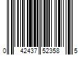 Barcode Image for UPC code 042437523585